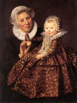 Frans Hals : Catharina Hooft with her Nurse